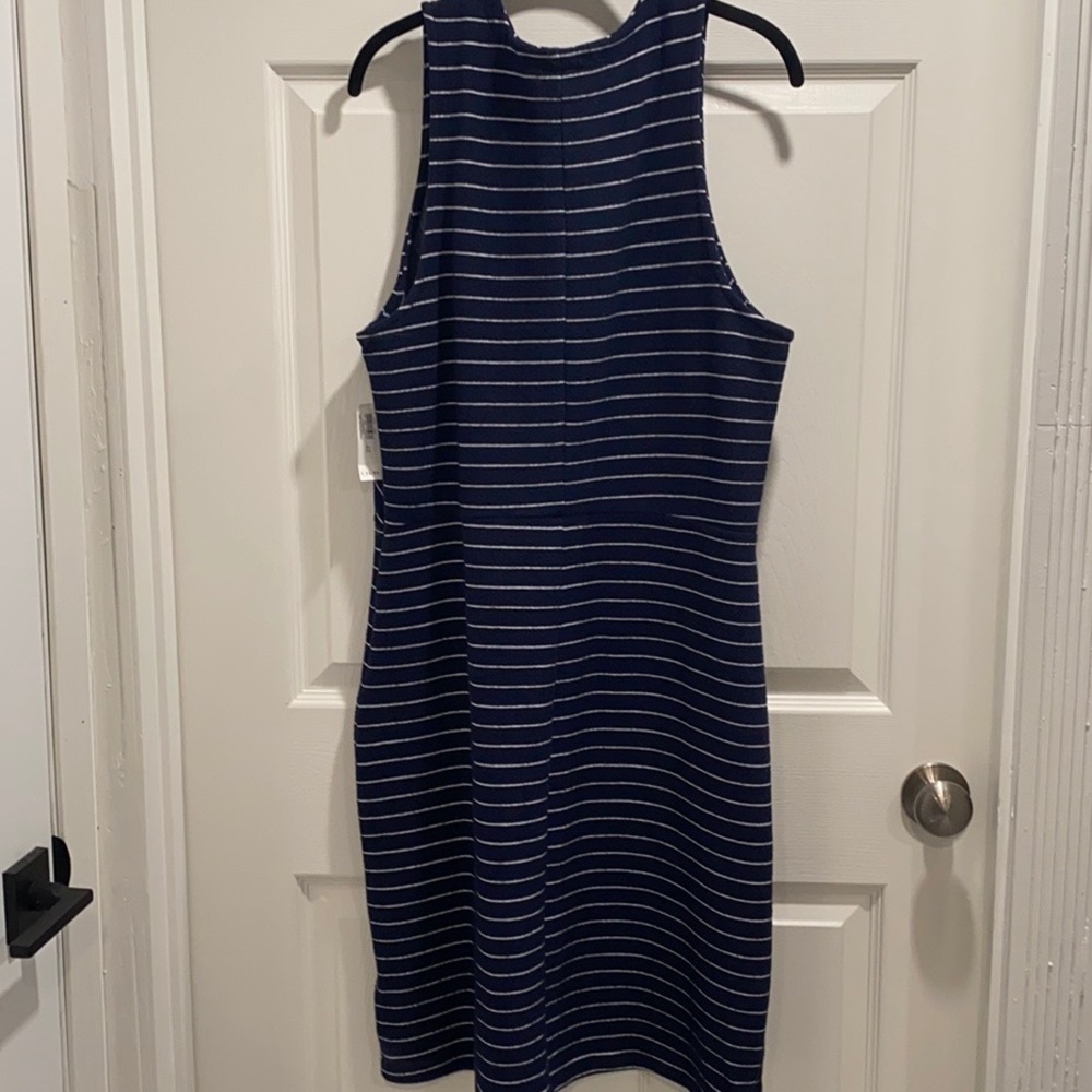 Blue and White Striped Old Navy Dress